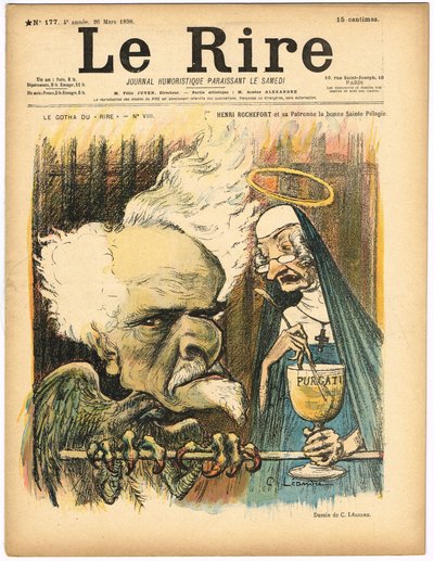 Omslag till ""Le Lire"", nummer 177, Satirical in Colors av Charles Leandre