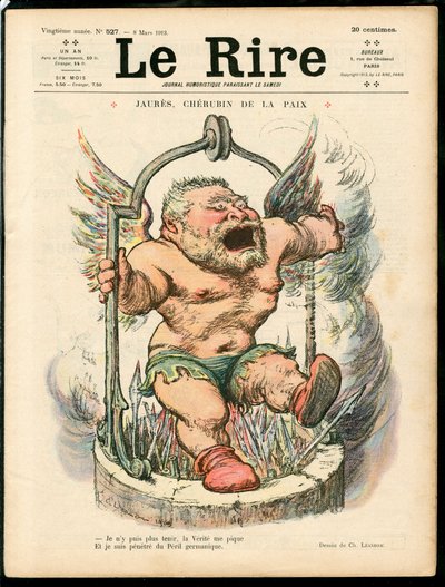 Omslag till "" The Laughter "", Satirical en Colors av Charles Leandre