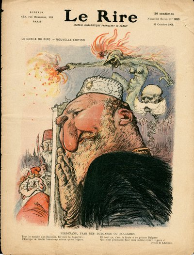 Omslag till "" The Laughter "", Satirical in Colors av Charles Leandre