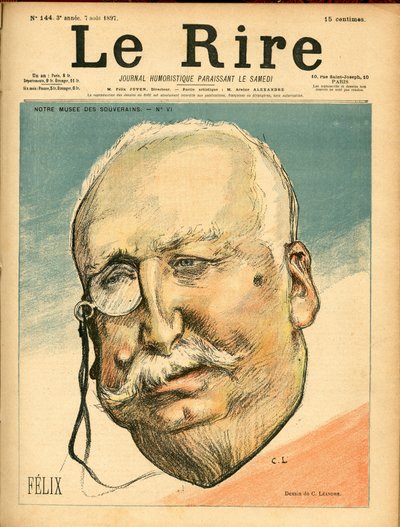 Omslag till "" The Laughter "", Satirical in Colors av Charles Leandre