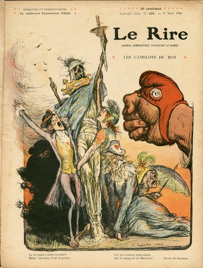 Omslag till "" The Laughter "", nummer 321, Satirical en Couleurs av Charles Leandre