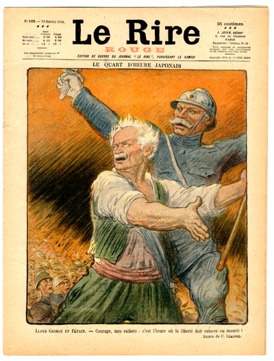 Omslag till "" The Red Laughter", Satirical in Colors av Charles Leandre