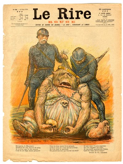 Omslag till "" The Red Laughter", Satirical in Colors av Charles Leandre