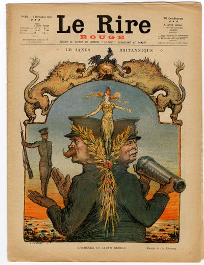 Omslag till "" The Red Laughter", Satirical in Colors av Charles Leandre