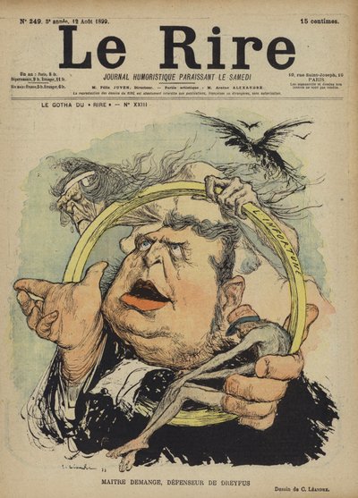 Edgar Demange, Illustration för Le Rire av Charles Leandre