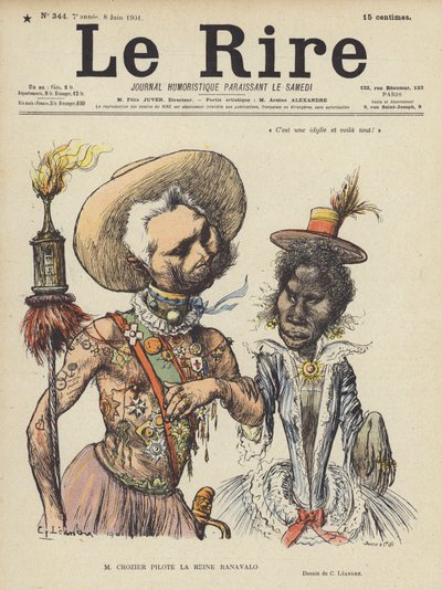 Illustration för Le Rire av Charles Leandre