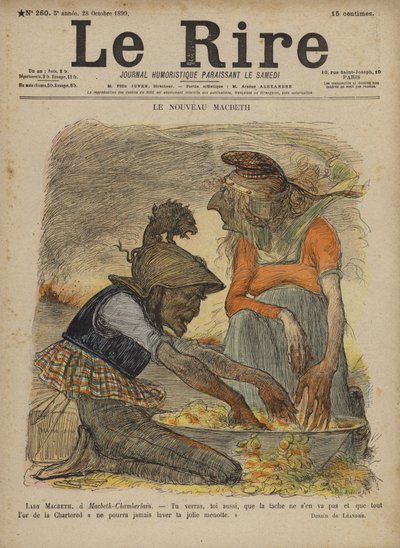 Illustration för Le Rire av Charles Leandre
