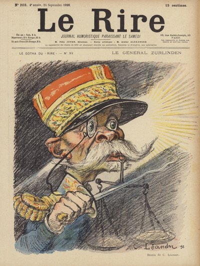 Illustration för Le Rire av Charles Leandre