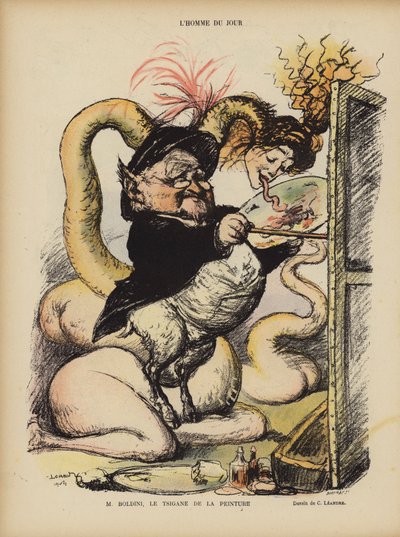 Illustration för Le Rire av Charles Leandre