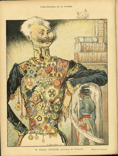 Illustration av Charles Leandre (1862-1934) i Le Rire av Charles Leandre