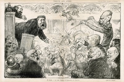 Illustration av Charles Leandre (1862-1934) i Le Rire av Charles Leandre