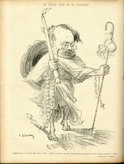 Illustration av Charles Leandre (1862-1934) i Le Rire av Charles Leandre