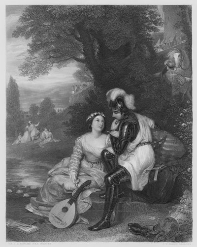 Gaston De Foix (gravyr) av Charles Lock (after) Eastlake