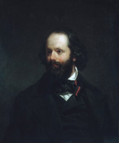 Porträtt av konstnären, ca. 1850. av Charles Loring Elliott
