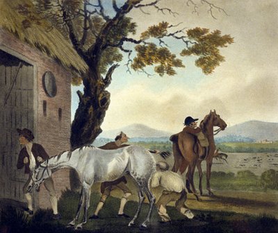 Tricket, från The Pytchley Hunt, graverad av F. Jukes (1745-1812) av Charles Lorraine (after) Smith