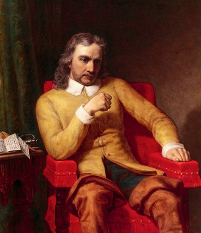 Porträtt av Oliver Cromwell av Charles Lucy