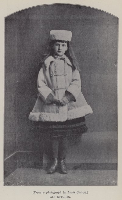 Xie Kitchin (svart/vitt foto) av Charles Lutwidge Dodgson