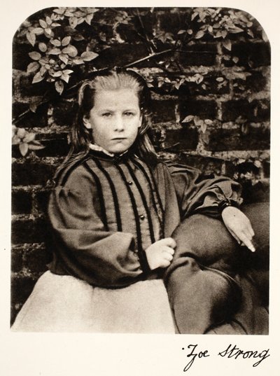 Zoe Strong, 10 oktober 1863 (sepiafoto) av Charles Lutwidge Dodgson