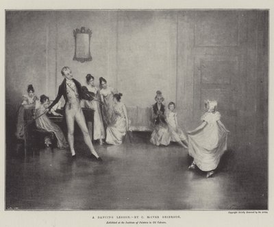En danslektion av Charles MacIvor or MacIver Grierson