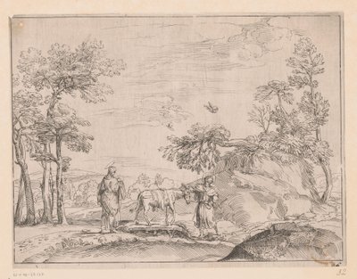 Flyg till Egypten av Charles Macé (attributed to)