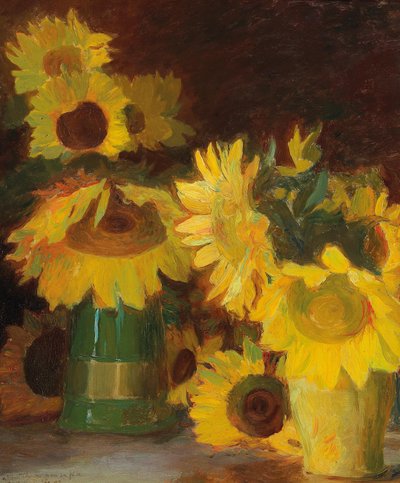 Franska:  Tournesols Solrosor av Charles Marie Dulac