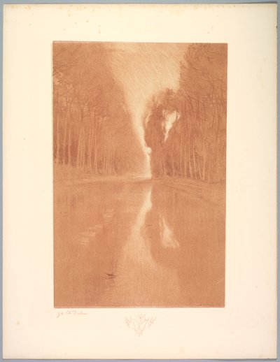 Landskapssvit: Landscape, Plate 2, Note, Starflowers av Charles Marie Dulac