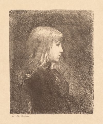 Ung dam ung flicka, 1892. av Charles Marie Dulac