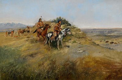 Buffalo Hunt, 1891 av Charles Marion Russell