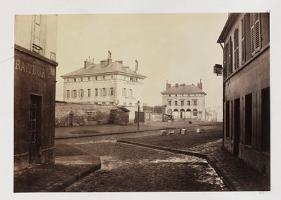 Barriere dItalie, från rue Gerard, Paris, 1858-78 av Charles Marville