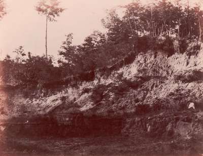 Stenbrott, 1850-53. av Charles Marville