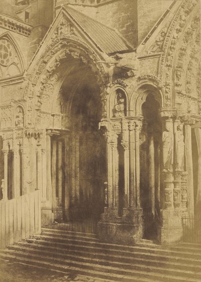 Katedralen i Chartres. Septentrional Portal. av Charles Marville