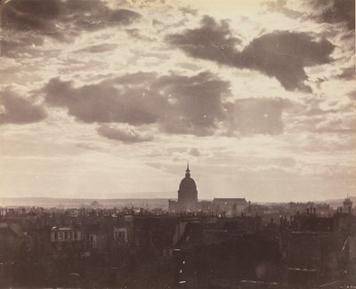 [Molnstudie över Paris], 1850-talet. av Charles Marville