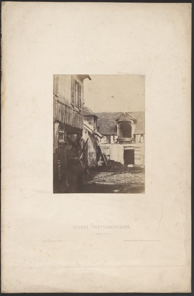 [Cour de ferme] / [Innergården till en bondgård] av Charles Marville