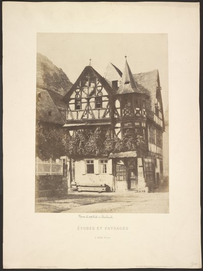Studier och landskap: 1500-talshus i Baccharah av Charles Marville