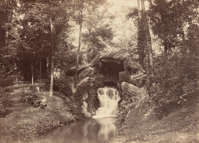Grotta, Mare aux Biches, Bois de Boulogne, 1858-1860 (foto) av Charles Marville