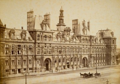 Rådhuset, Paris av Charles Marville