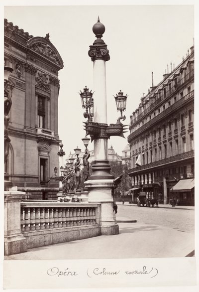 Opéra (Rostral Column) av Charles Marville