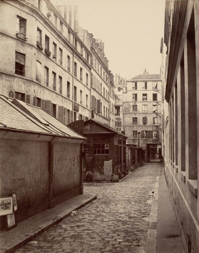 Passage av de två systrarna i rue Lafayette, ca. 1867. av Charles Marville