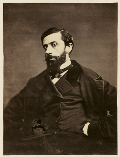Porträtt av Charles-Théodule Devéria av Charles Marville