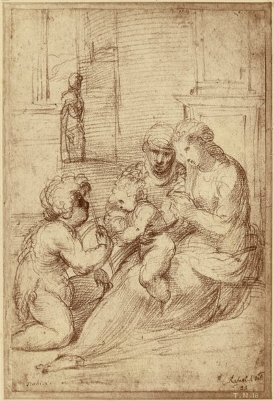 [Reproduktion av en teckning av Raphaël] av Charles Marville