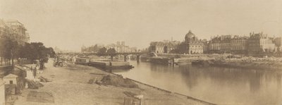 Seinen från Pont du Carrousel med utsikt mot Notre Dame, 1853. av Charles Marville
