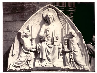 Tympanum, Strasbourgs katedral, ca. 1863. av Charles Marville