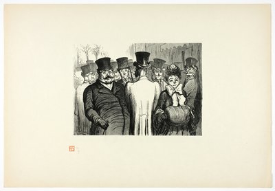 The Boulevard of the Italians, från Unique Edition av Thirty-Six Woods av Charles Maurand
