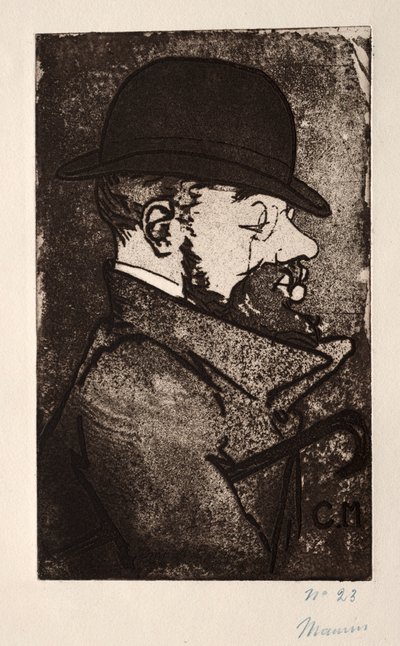 Henri från Toulouse-Lautrec. av Charles Maurin