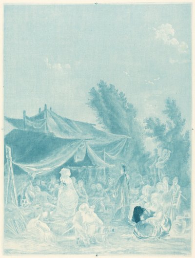 Noce de Village Village Bröllop, 1785. av Charles Melchior Descourtis