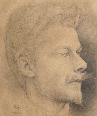 Självporträtt av Charles Mertens