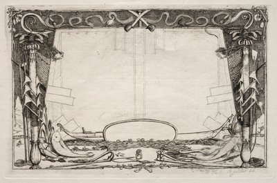 En resa till Nya Zeeland 1842-1846: Omslag, 1866. av Charles Meryon