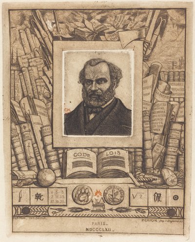 Armand Guéraud av Charles Meryon