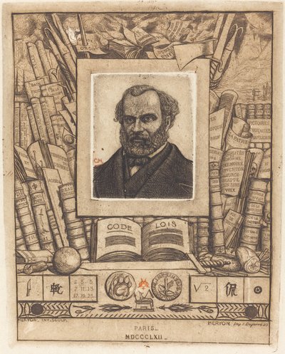 Armand Gueraud av Charles Meryon