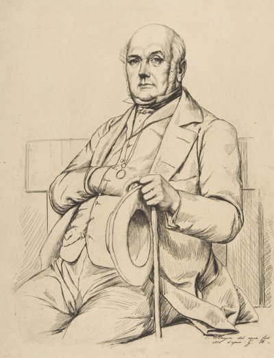 Casimir le Conte, efter Boulanger, 1856. av Charles Meryon